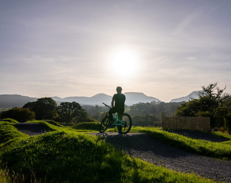 Bike Ranch Snowdonia Jumps Line Rhinogs view